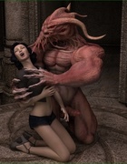 Horny beasts fucking a dark haired lady so damn well