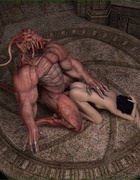 Horny beasts fucking a dark haired lady so damn well