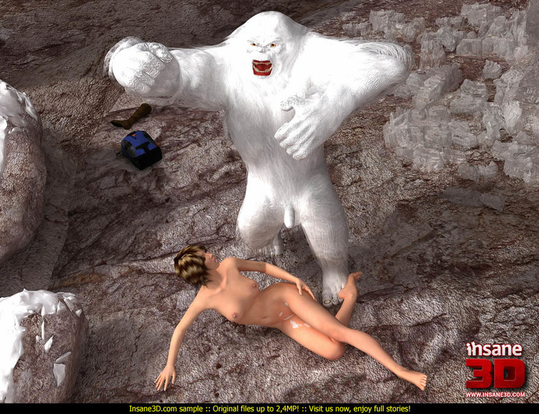 Savage beast is ready to destroy teen's tight twat - Picture 8