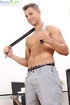 Preppy stud Jack fingers his smooth asshole and jerks his small dick