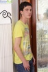 Watch as this gay plays with his small cock and fingers his own ass