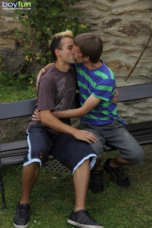 This gay dudes went out just to suck and fuck each other hard - XXXonXXX - Pic 1