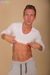 Pierced dude plays so hot in his gray shorts and flashes great chest and