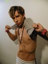 This youth’s phallus gets rough action as he poses his amazing body