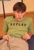 Look at the hot clothing of this dude and his briefs before he jerks off