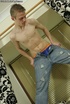 Teen model with big dick shows his hot body and gets naked