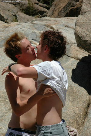Hot gay couple have great sex at an outdoor resort - XXXonXXX - Pic 4