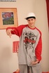 Gangsta gay boy pulls down his pants to show what he's packing