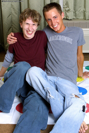 Skinny gay couple give blowjobs and have wild passionate sex - XXXonXXX - Pic 1