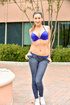 beautiful teen brunette bares