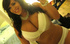 Classy brunette likes to get down and dirty when she takes selfies