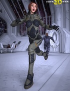 Black enemy catches shemale space cadet, begs her to suck his cock.