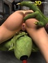 Hot blonde babe enjoys getting pounded hard by hung ogre.