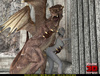 Super horny dinosaur fucks a busty elf girl