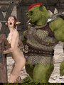 Elf girl gets rammed and facialzied by a - Picture 2