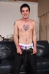 hot dude slowly peels