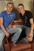 Hot stud in blue shirt and jeans makes out with his gorgeous boyfriend