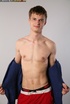 handsome hottie peels off
