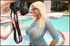 nasty blonde with glasses