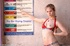 Adorable teen with big bubble butt slowly teases in bikini as she washes