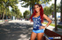 Hot-ass ebony bitch poses on the street and fucks in the apartment