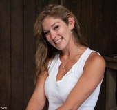 Wholesome slut’s nature is tainted when she is suspended while doing