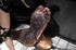 Hot wax is poured on the feet of a hot blonde in pigtails before she is
