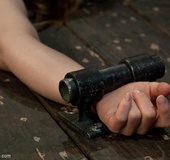 MILF’s sexy legs are spread wide as she endures the intense sensations