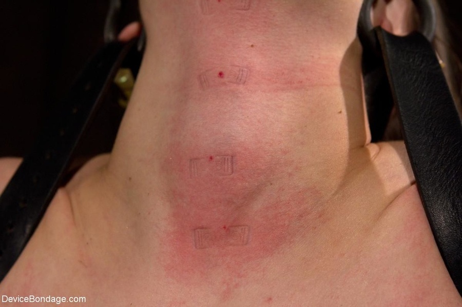 Caged slave is fucked with a dildo through  - XXX Dessert - Picture 13