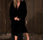 Bound beauty gets a dildo in the ass while Master is asserting his dominance.