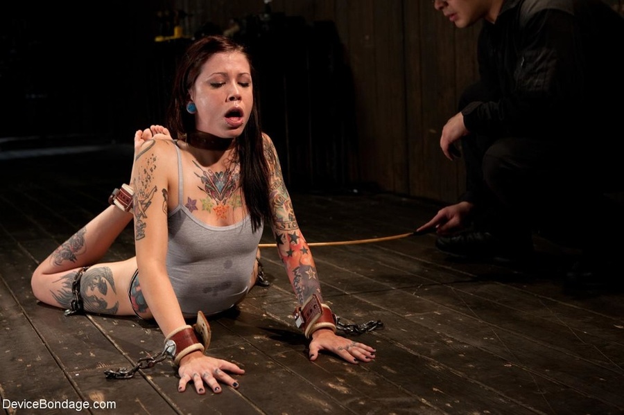 Tattooed female feels a hook in her ass whi - XXX Dessert - Picture 2