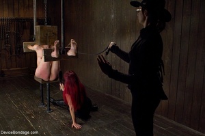 Slender woman is both strong and submissive and takes her punishment like a big girl. - Picture 5