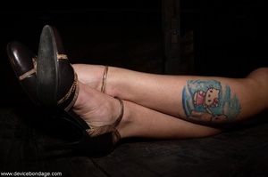 Harlot with artistic tattoos adorning her amazing body is subjected to the harshest sort of BDSM conduct. - XXXonXXX - Pic 2