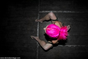 There’s a brunette and a pink-haired submissive seeking to do the bidding of a third party. - Picture 10