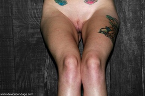 Pierced and tattooed broad’s blue suede shoes are shed before her body is trounced. - XXXonXXX - Pic 8