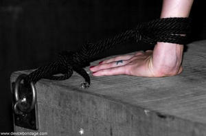 Pierced and tattooed broad’s blue suede shoes are shed before her body is trounced. - XXXonXXX - Pic 10