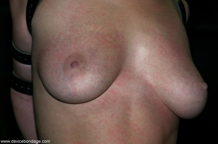 Suctions suck the pert nipples of a hot blonde submissive’s wonderful boobies. - XXXonXXX - Pic 8