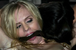 Erotic lesbian BDSM is enjoyed by a trio of kinky, sexy young women. - Picture 15