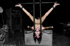 This girl has an edgy look, but she sure is pretty and accommodating during BDSM action. - XXXonXXX - Pic 7