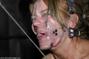 Feeling the effects of being cuffed, gagged and pinched please this dirty pain slut. - Picture 17