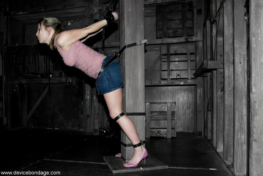 Jean skirt and a pink top come off a playmate who wants to feel like she is being paid attention to. - XXXonXXX - Pic 4