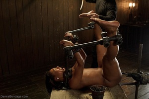 Ebony is taken to an intriguing dungeon for the roughest BDSM session she has ever experienced. - XXXonXXX - Pic 14