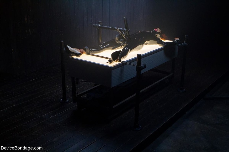 Ebony with red hair is no stranger to BDSM, but this session proves to be especially daunting. - XXXonXXX - Pic 3