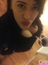 dark haired cutie showing