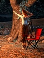 Wild redhead sucks lizard's dick and - Picture 1