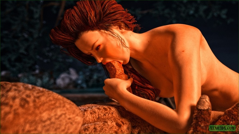 Wild redhead sucks lizard's dick and gets pounded - Picture 5