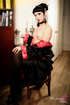 girl silk robes slowly