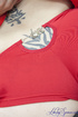 hot girl red dress