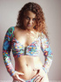 seductive brunette skimpy crop