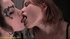 Sexy young lovers with tattoos and piercings pleasure each other's cunts